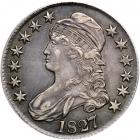 1827 Capped Bust Half Dollar. Square base 2. PCGS EF45