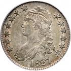 1827 Capped Bust Half Dollar. Square base 2. PCGS EF45