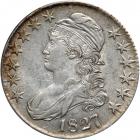 1827 Capped Bust Half Dollar. Square base 2. PCGS AU53