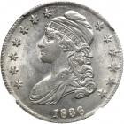 1836 Capped Bust Half Dollar. NGC MS62