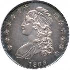 1836 Capped Bust Half Dollar. Lettered edge. NGC AU55