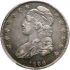 1836 Capped Bust Half Dollar. Lettered edge. PCGS EF45