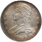 1836 Capped Bust Half Dollar. Reeded edge