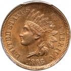 1866 Indian Head Cent. PCGS MS64