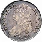 1827 Capped Bust Half Dollar. Square base 2. PCGS EF45