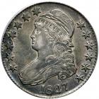 1827 Capped Bust Half Dollar. Square base 2. PCGS AU50