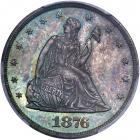 1876 Twenty Cents. PCGS PF65