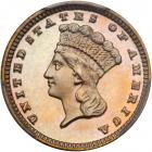 1884 $1 Gold Indian. PCGS PF67