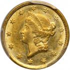 1853-C $1 Gold Liberty. PCGS MS63