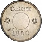 1850 Pattern Cent. Nickel, Plain Edge Judd-124g High Rarity 7. PCGS PF65