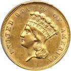 1856-S $3 Gold. PCGS MS61
