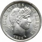 1895 Barber Dime. PCGS MS67