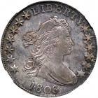 1806/5 Draped Bust Half Dollar. NGC AU55