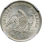 1838 Liberty Seated Quarter Dollar. NGC MS65 - 2