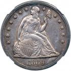 1869 Liberty Seated Dollar. NGC MS64