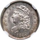 1835 Capped Bust Half Dime. Large date, small 5¢. NGC MS65