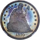 1870 Liberty Seated Dollar. NGC PF66