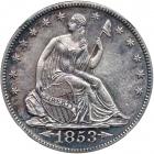 1853-O Liberty Seated Half Dollar. Arrows and rays. NGC MS64