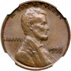 1955 Lincoln Cent. Doubled die obverse. NGC MS65