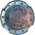 1871 Silver Three Cents. NGC PF67 - 2