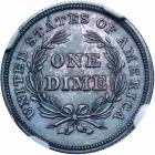 1837 Liberty Seated Dime. NGC PF63 - 2