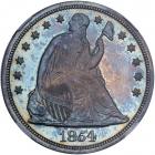 1854 Liberty Seated Dollar. NGC PF64