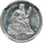 1879 Liberty Seated Dime. NGC MS67