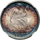 1887 Liberty Seated Dime. NGC MS68