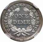 1858 Liberty Seated Dime. NGC PF65 - 2