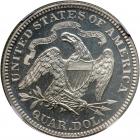 1876 Liberty Seated Quarter Dollar. NGC PF67 - 2