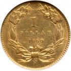 1860-S $1 Gold Indian. NGC AU58 - 2