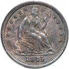 1844-O Liberty Seated Half Dime. PCGS MS62