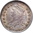 1809 Capped Bust Half Dollar. PCGS AU53