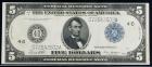 1914, $5 Federal Reserve Note. Cleveland. PCGS Choice About New 55PPQ