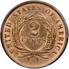 1870 Two Cents. PCGS MS64 - 2