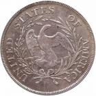 1797 Draped Bust Dollar. 9 stars left, 7 right, large letters - 2