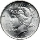 1922-D Peace Dollar. NGC MS66