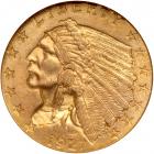1927 $2.50 Indian. NGC MS64