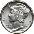 1944 Mercury Dime. PCGS MS68