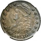 1830 Capped Bust Half Dollar. NGC AU58