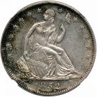 1852 Liberty Seated Half Dollar. NGC AU55