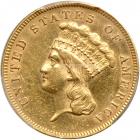 1862 $3 Gold