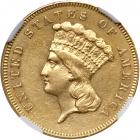 1864 $3 Gold