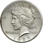 1922 Peace Dollar. PCGS PF67