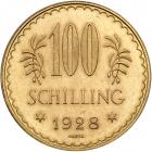 Austria. 100 Schillings, 1928. AU - 2