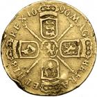 Great Britain. &frac12; Guinea, 1696. VG - 2