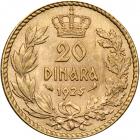 Yugoslavia. 20 Dinara, 1925. UNC - 2