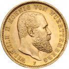 German States - W&uuml;rttemberg. 20 Marks, 1900-F. NGC MS65