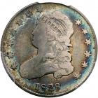 1828 Capped Bust Quarter Dollar. 25 over 50¢. PCGS F12