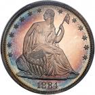 1884 Liberty Seated Half Dollar. PCGS PF66